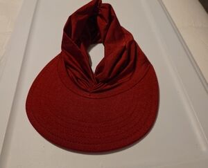 Elegant Red Women's Visor